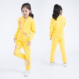 童装新款2016中国风女童运动套装春季儿童卫衣两件套活力童套装