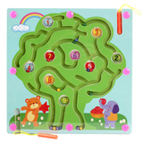 益智迷宫球 木制迷宫平衡滚珠 儿童成人智力休闲益智玩具早教学宫