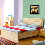 新西兰松木床1.2米全实木床1.5/1.8米箱体床单人双人床高箱储物床