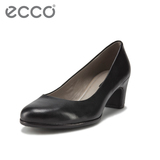 ECCO爱步正装新品 浅口套脚女鞋 简约休闲粗跟单鞋 丽思顿 359363