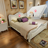 床+单床头柜+床垫组合 韩式床田园床公主床婚床欧式床双人床家具