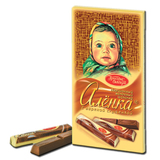 俄罗斯爱莲巧 阿伦卡 大头娃娃条状牛奶巧克力 巧克力礼盒