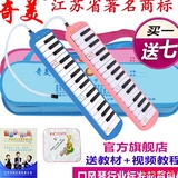 奇美牌32键安喆系列口风琴 赠教材+吹管+擦琴布儿童学生包邮正品