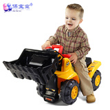 岁玩具宝宝工程车 儿童挖土机可骑可坐人大号挖掘机推土机1-2-3