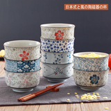 特价小碗餐具日韩式和风陶瓷碗手绘釉下彩创意青花瓷家用米饭碗