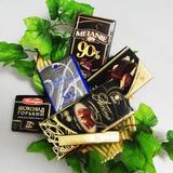 俄罗斯巧克力俄罗斯食品纯黑巧克力糖果夹心糖果下午茶零食巧克力