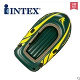 原装正品INTEX 海鹰一人充气船加厚橡皮艇单人皮划艇钓鱼船