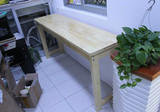 特价电脑桌书桌学习桌条桌松木桌桌子实木桌定制桌子简易桌