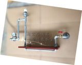 创意水管壁灯书架置物架展示架墙上酒架机顶盒架可支持定制