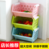 筐收纳箱整理架菜架子家用加厚水果蔬菜架厨房放菜置物架果蔬收纳