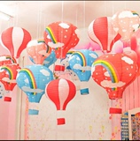 生日装饰热气球纸灯笼 KTV酒店商场展厅婚房派对布置吊饰手工折叠