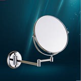 全铜美容镜 卫生间浴室 折叠 台式 双面 镜子 化妆镜 壁挂 伸缩镜