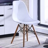 设计师办公休闲洽谈宜家咖啡餐简约 现代创意实木伊姆斯书桌椅子