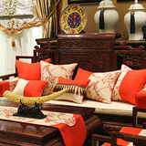 新款现代中式圈椅罗汉床古典沙发坐垫红实木椅垫加厚海绵座定做套