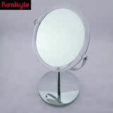 7寸亚克力台式化妆镜双面镜子大号梳妆镜便携