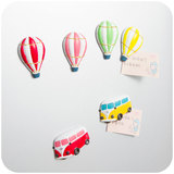 居家家树脂磁铁冰箱贴儿童可爱热气球装饰创意立体卡通吸铁石磁贴