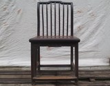 老榉木梳背椅苏工明式靠背椅笔杆椅明清古董旧家具