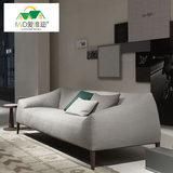 新款现代简约三人组合转角小户型布艺沙发可拆洗日式沙发北欧
