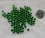 6天特价包邮彩色高精弹珠11mm绿色透明试验玻璃球14-25毫米弹珠