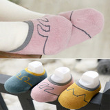 【地板毛圈船袜】韩国新款秋冬季加厚毛巾儿童袜婴儿宝宝防滑袜子