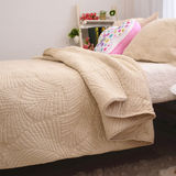简约外贸原单全棉绗缝被三件套加厚床盖床单衍缝空调被夏凉被1859