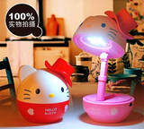 新款热卖 Hello kitty卡通造型台灯 凯蒂猫迷你节能护眼充电LED灯