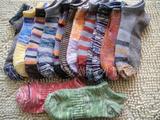 外单 男女成人大线船袜 运动棉线袜子 大童可穿  二等品瑕疵