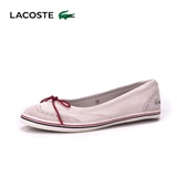LACOSTE/法国鳄鱼女鞋 低帮休闲帆布鞋女浅口平底单鞋 LOXIA