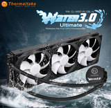 Tt CPU水冷散热器 Water 3.0 Ultimate 36cm超大散热排 3静音风扇