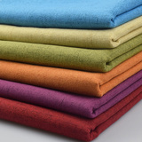 新款纯色仿棉麻沙发布料定制定做海绵飘窗垫沙发垫布艺布套