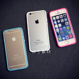 iPhone6s手机壳苹果6 plus边框保护套4s防摔硅胶套5s纯色糖果外壳