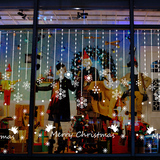 静电贴墙贴纸贴画新年圣诞节店铺橱窗玻璃门窗户装饰雪花挂饰吊饰