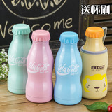 韩国创意可乐不锈钢儿童学生可爱萌便携迷你保暖保温水壶水杯子女