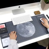 韩国正品plan d超意境宇宙月球办公家用防水电脑桌垫鼠标垫桌垫