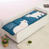 日单卡通动物北极熊沙发垫 小羊地垫 双人组合毛绒沙发坐垫