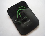 索尼三星小米耳机收纳包防水皮质耳机带魔术贴入耳耳塞耳机保护套