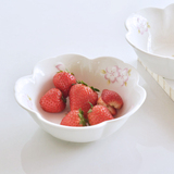 日式樱花浮雕创意陶瓷碗 米饭碗 汤碗面碗水果沙拉碗 家用餐具