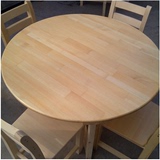 实木圆餐桌圆台面特价圆桌实木餐桌组合餐桌折叠餐桌小户型圆餐桌