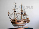 【信风模型】古典木质帆船模型拼装套材--战舰 圣菲利普号(远晴)