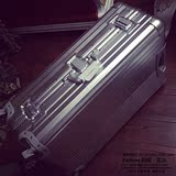 包邮日默瓦镁铝合金纯铝拉杆箱全金属万向轮高档旅行箱行李箱20寸