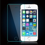 iPhone4S/5S/5C/6/6PLus耐刮防爆弧边钢化玻璃手机保护贴膜9H批发