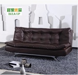 皮质沙发床 小户型 办公 店铺沙发  1.5 1.8 2米宜家简易折叠沙发