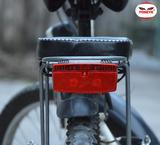 自行车单车山地车电动车尾灯装备反光片警示灯后尾架货架尾灯配件