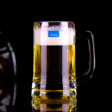 进口ocean慕尼黑德国小麦玻璃啤酒杯带把超大加厚创意酒杯扎啤杯