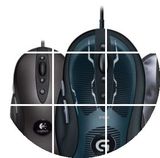 罗技g400有线鼠标 cs cf电脑游戏鼠标 mx518升级版 G400利刃