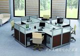 北京办公桌4人对坐办公室桌子隔断员工卡座话务员办公桌上门测量