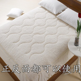 纯棉加厚保暖床笠式床垫床护垫双面可用秋冬羊羔绒床褥子防滑垫被