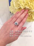 Tiffany 蒂芙尼 圆形蓝宝石 1.25克拉 双圈钻石 戒指 香港代购