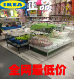 宜家代购米隆ikea儿童床加长床框架 伸缩单人床铁艺床 特价