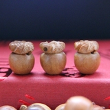 桃木苹果 雕刻配件辟邪挂件 素材 肥城桃木工艺品 饰品DIY编织